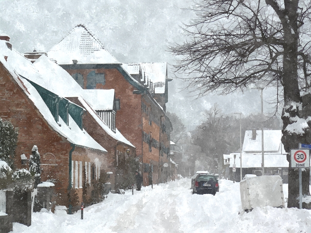 Das Kanalpackhaus im Winter 2010