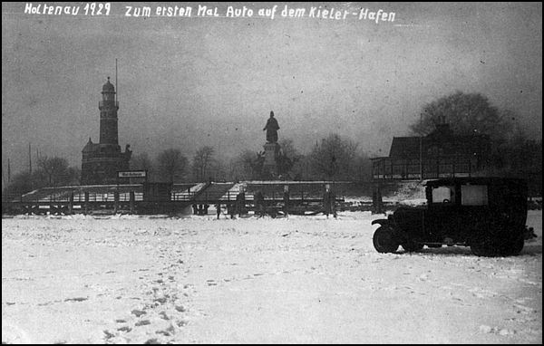 Vor der Dampferbrücke