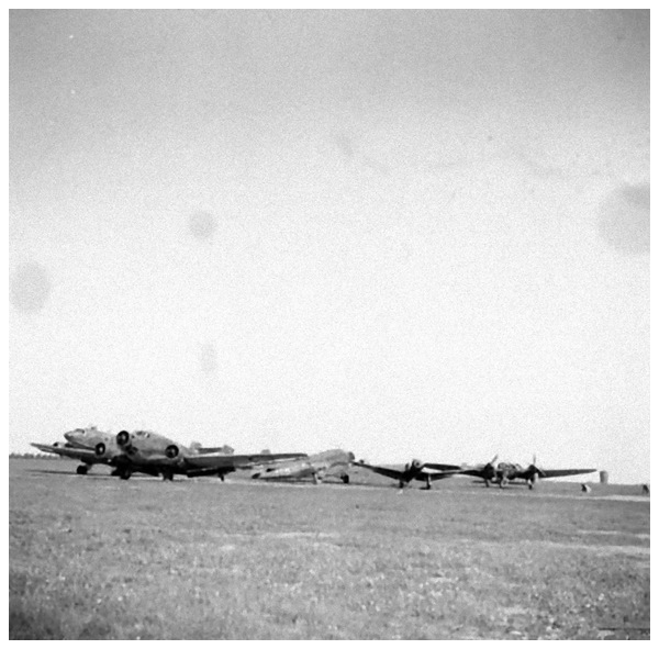 Flugplatz Mai 1945