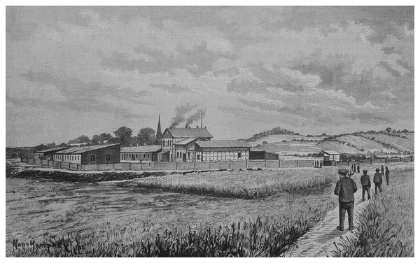Barackenlager bei Holtenau 1889