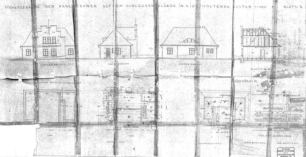 Abb.:
        Dienstgebäude der Kanalsteurer