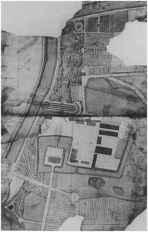 Lageplan Wasserburg Knoop