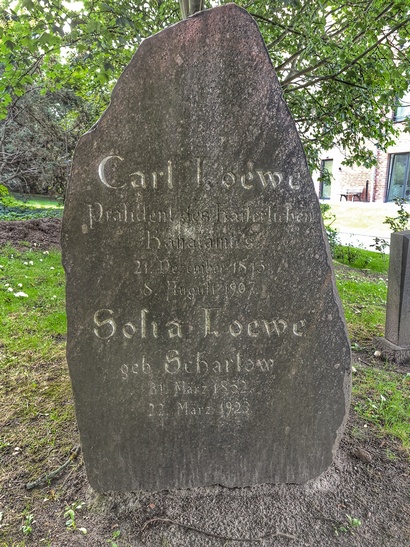 Carl Loewe Grabstein