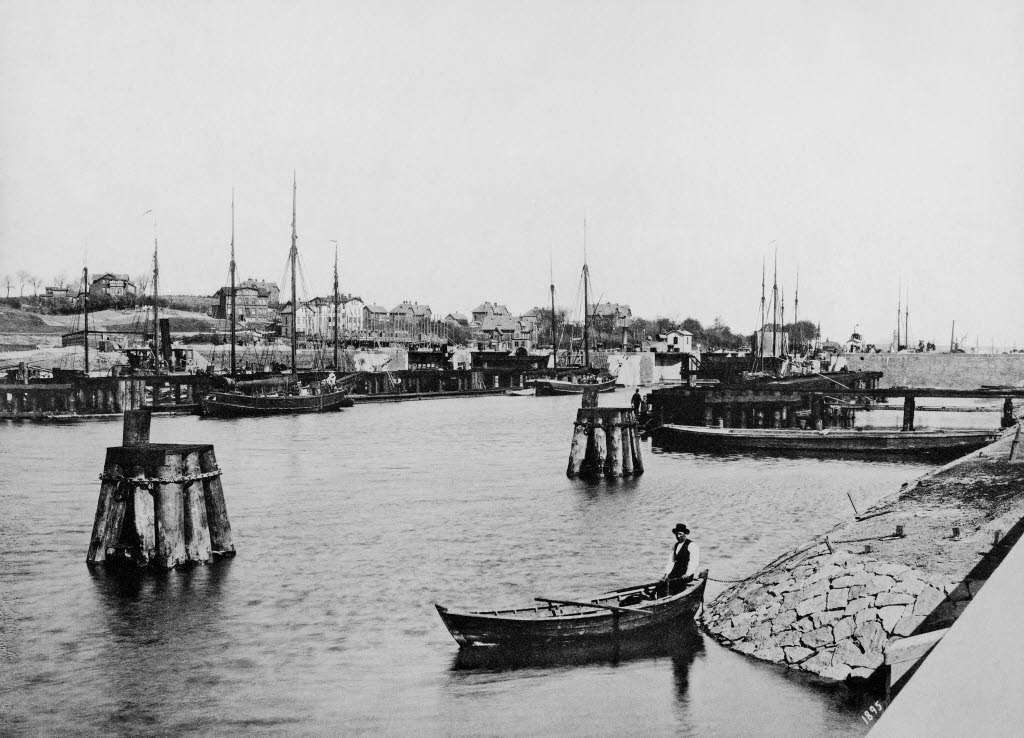 Binnenhafen Holtenau 1895