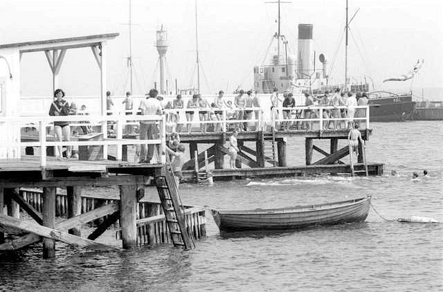 Seebadeanstalt in den 1960er Jahren